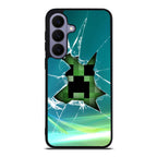 Creeper Glass Broken Green Samsung Galaxy S26 FE Case