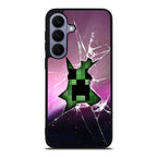 Creeper Glass Broken Violet Samsung Galaxy S26 FE Case