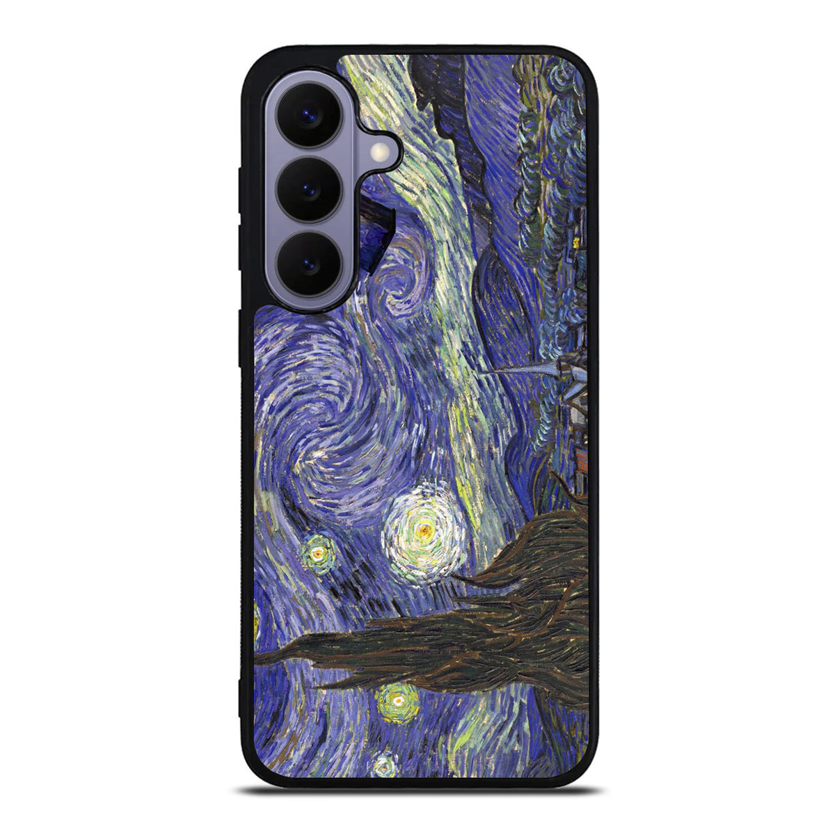 Dr Who Tardis In Van Gogh Starry Night Samsung Galaxy S26 FE Case