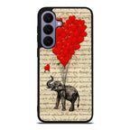 Elephant And Heart Samsung Galaxy S26 FE Case