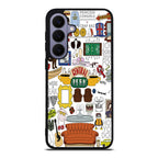 Friends TV Show Central Perk Sticker Samsung Galaxy S26 / S26 Plus Case