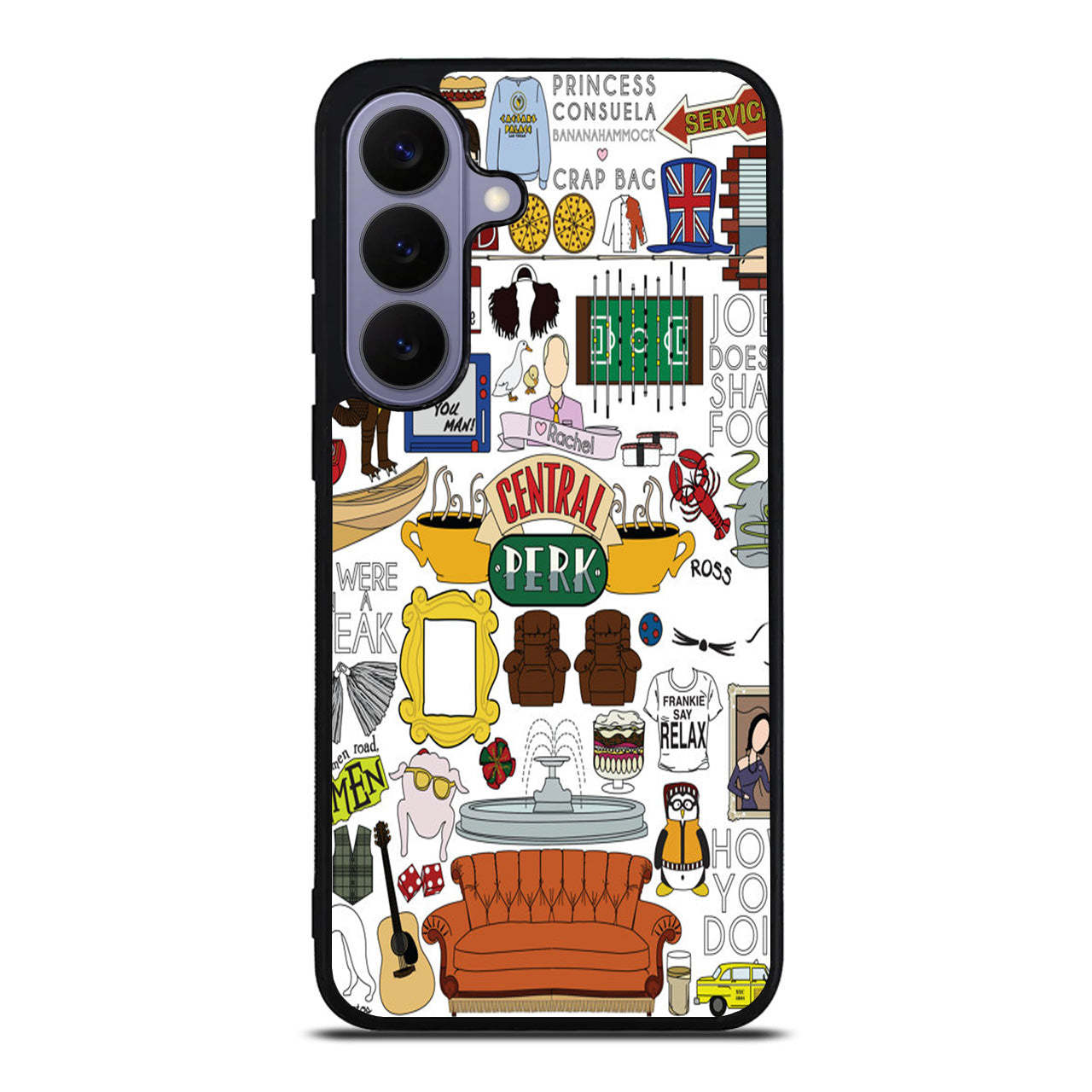 Friends TV Show Central Perk Sticker Samsung Galaxy S26 / S26 Plus Case