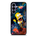 Homer Behind The Black Hole Samsung Galaxy S26 FE Case