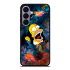 Homer Behind The Black Hole Samsung Galaxy S26 FE Case
