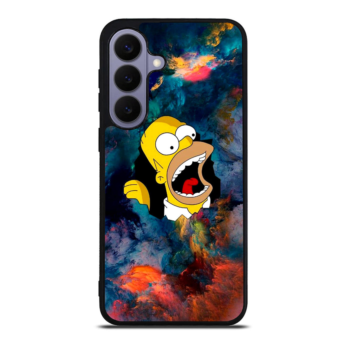 Homer Behind The Black Hole Samsung Galaxy S26 FE Case