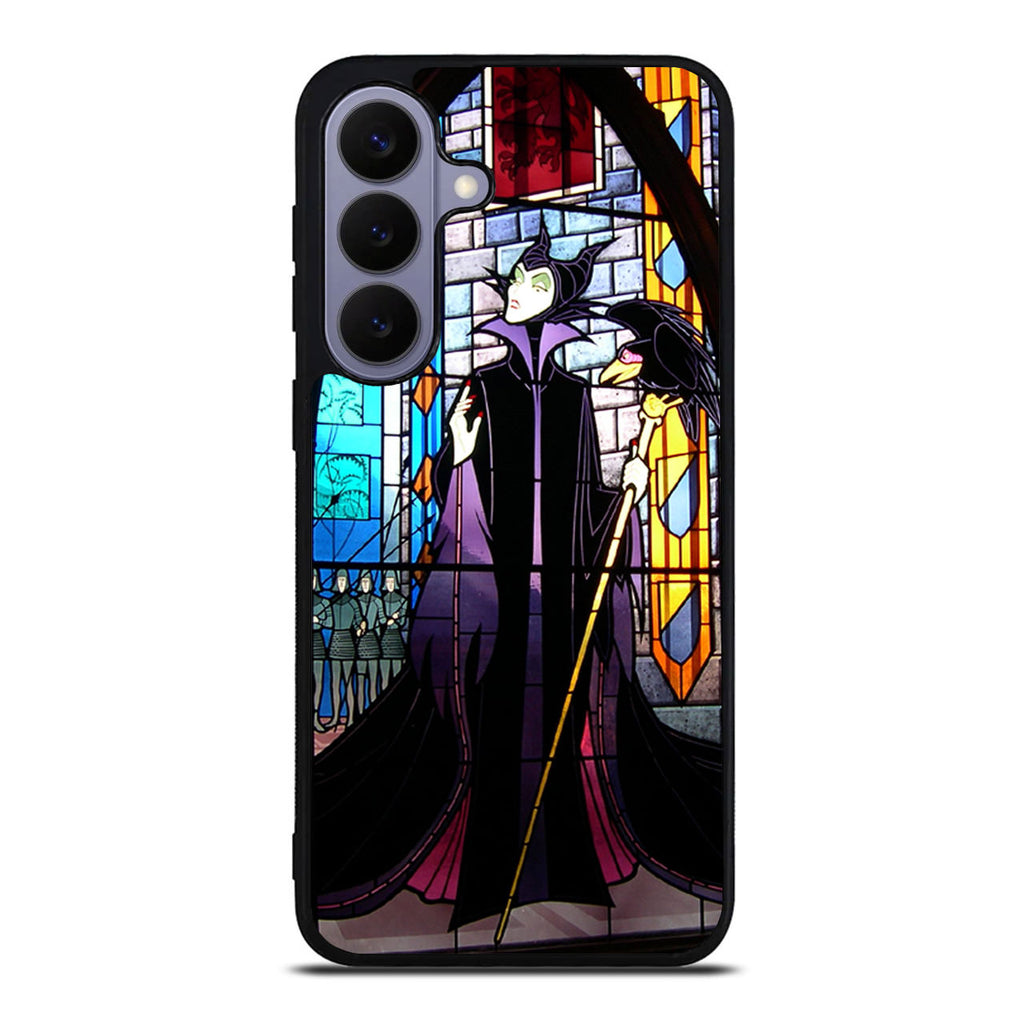 Maleficent Sleeping Beauty Glass Art Samsung Galaxy S26 FE Case