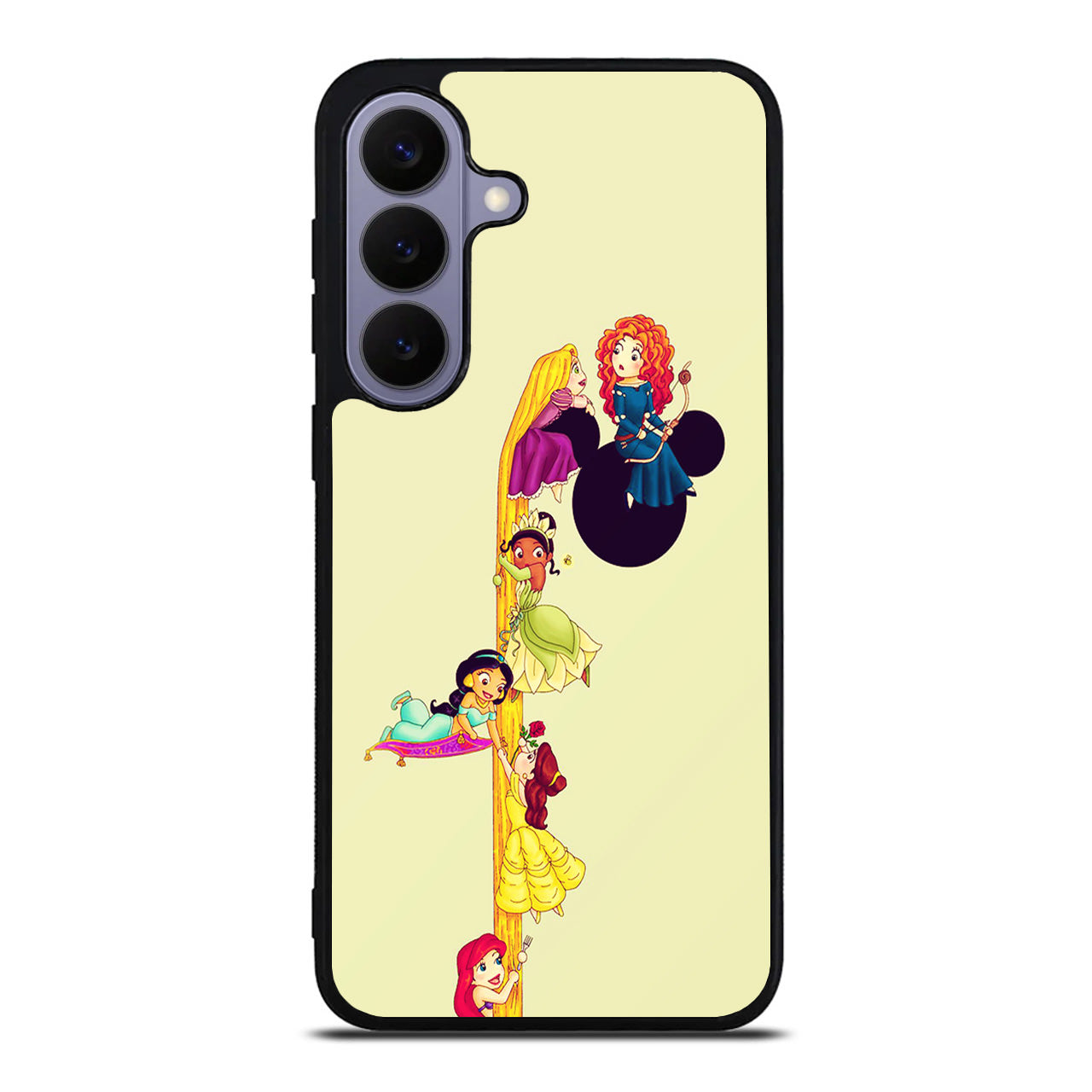 Princesses Climbing Rapunzel's Hair Samsung Galaxy S26 / S26 Plus Case
