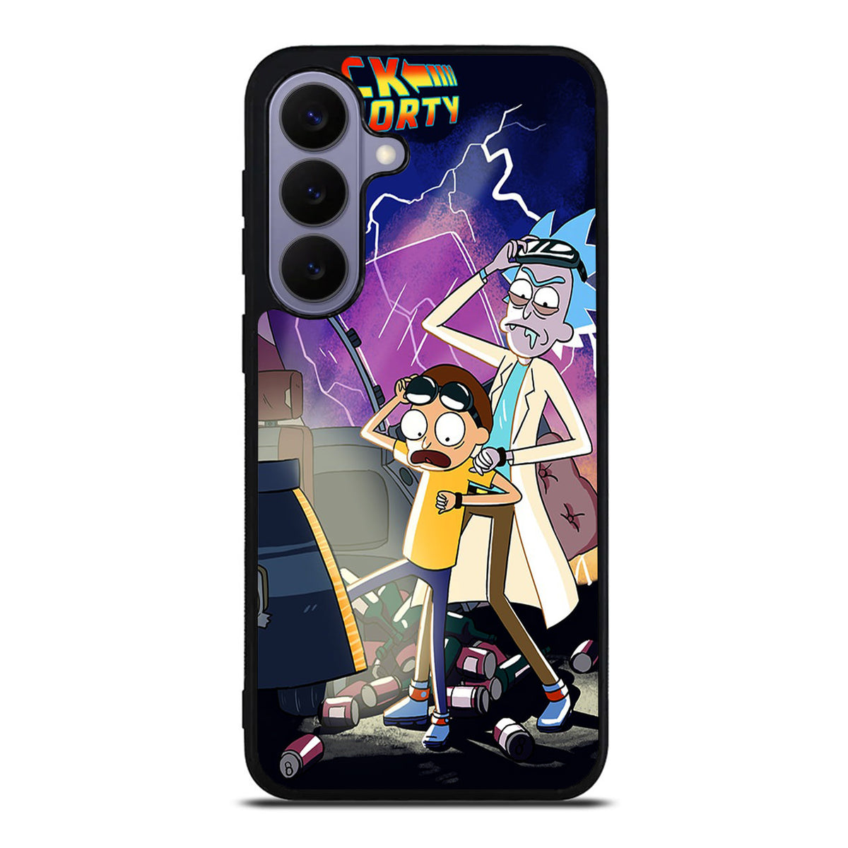 Rick And Morty Back To The Future Samsung Galaxy S26 / S26 Plus Case