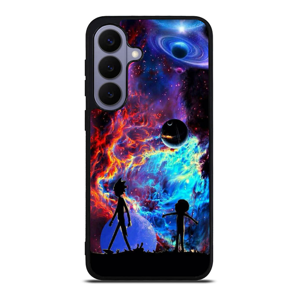 Rick And Morty Flat Galaxy Samsung Galaxy S26 FE Case