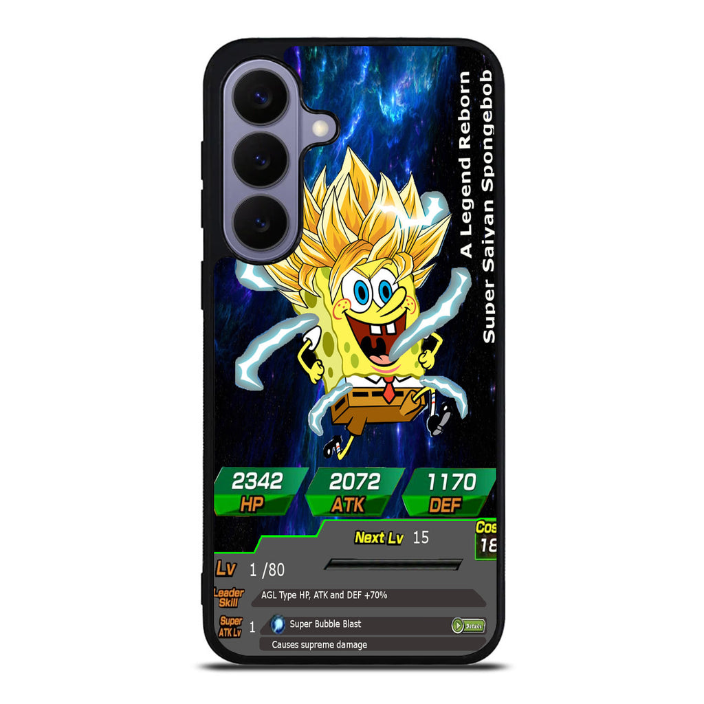 Super Saiyan Spongebob Card Samsung Galaxy S26 FE Case
