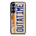 Back to the Future License Plate Outatime Samsung Galaxy S26 FE Case