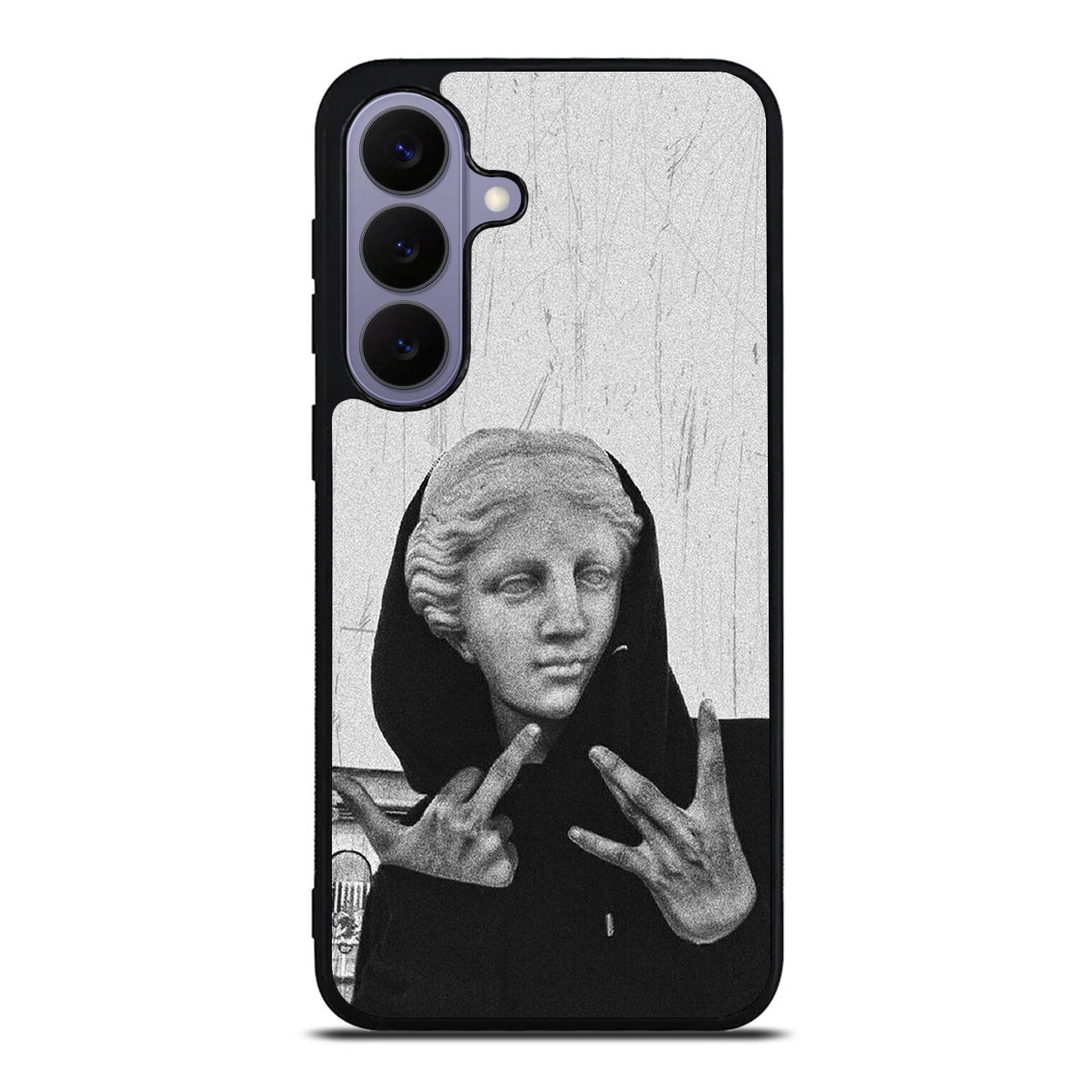 Greek Statue Wearing Hoodie Samsung Galaxy S26 / S26 Plus Case