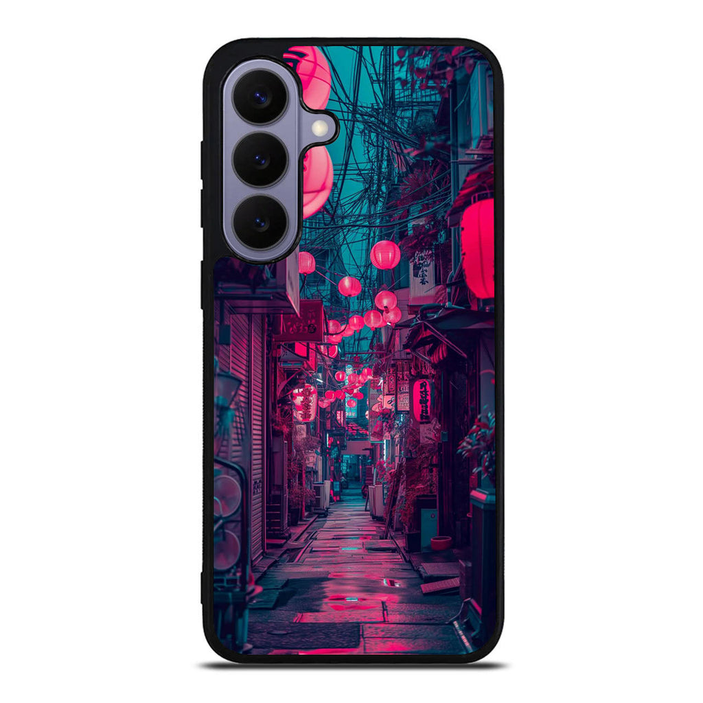 Neon Veins of the Night Market Samsung Galaxy S26 / S26 Plus Case