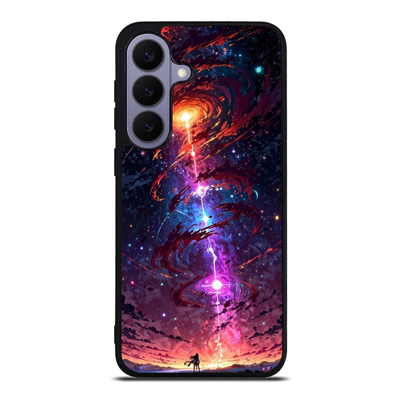 Stargazer at the Axis of Creation Samsung Galaxy S26 / S26 Plus Case