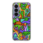 Abstract Colorful Doodle Art Samsung Galaxy S26 / S26 Plus Case
