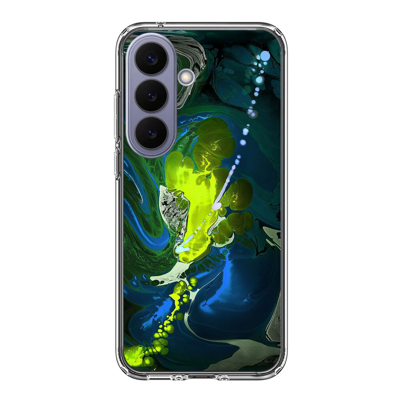 Abstract Green Blue Art Samsung Galaxy S26 / S26 Plus Case