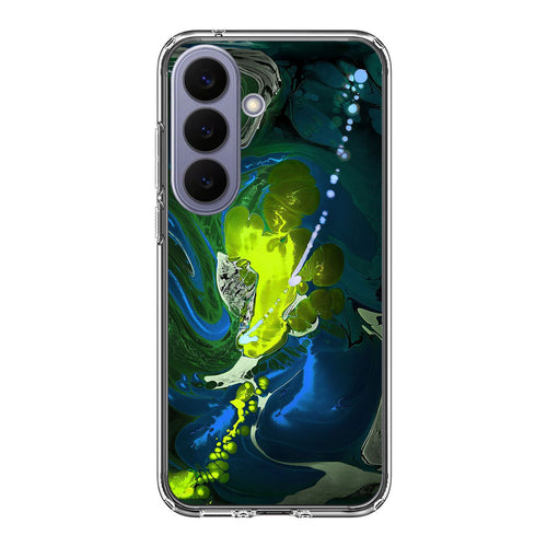 Abstract Green Blue Art Samsung Galaxy S26 / S26 Plus Case