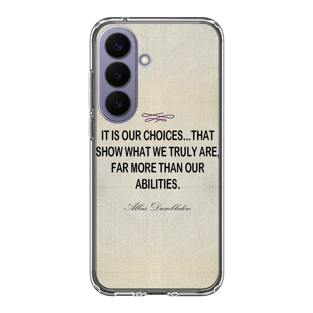 Albus Dumbledore Quote Samsung Galaxy S26 / S26 Plus Case