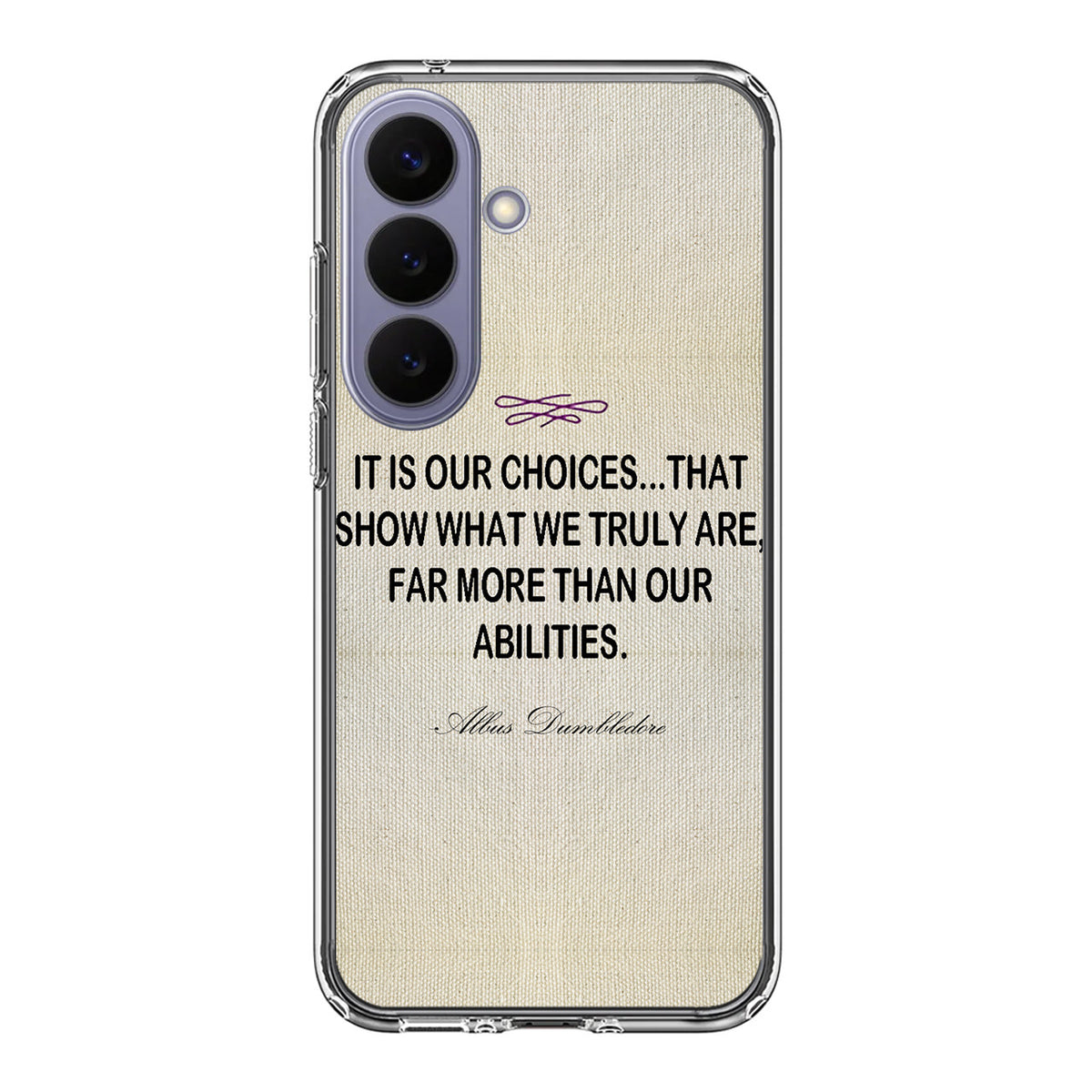 Albus Dumbledore Quote Samsung Galaxy S26 FE Case