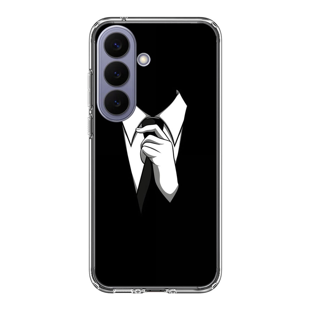 Anonymous Black White Tie Samsung Galaxy S26 / S26 Plus Case