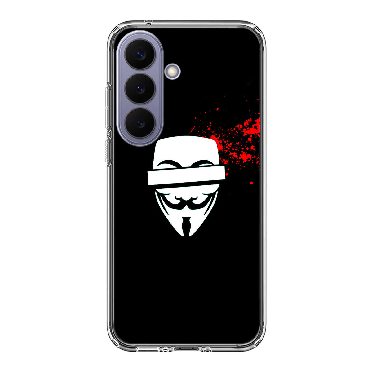 Anonymous Blood Splashes Samsung Galaxy S26 FE Case
