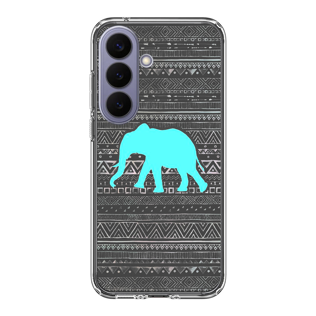 Aztec Elephant Turquoise Samsung Galaxy S26 / S26 Plus Case