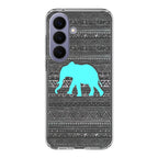 Aztec Elephant Turquoise Samsung Galaxy S26 / S26 Plus Case