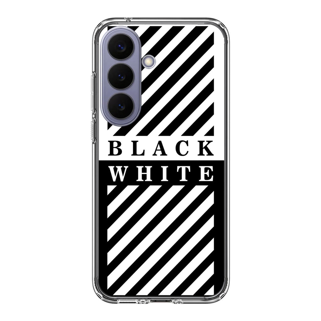 Black White Stripes Samsung Galaxy S26 / S26 Plus Case