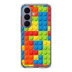 Blocks Rainbow Pattern Samsung Galaxy S26 / S26 Plus Case
