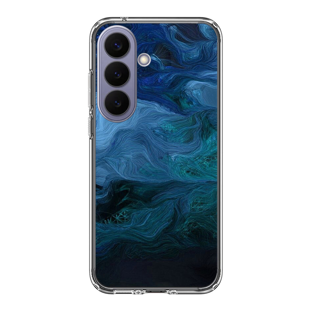 Blue Abstract Art Samsung Galaxy S26 / S26 Plus Case