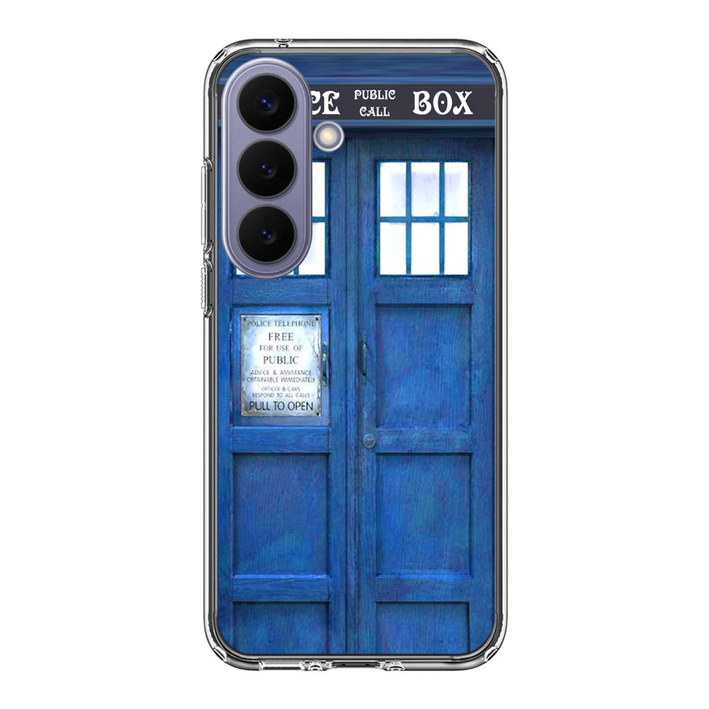 Blue Police Call Box Samsung Galaxy S26 / S26 Plus Case