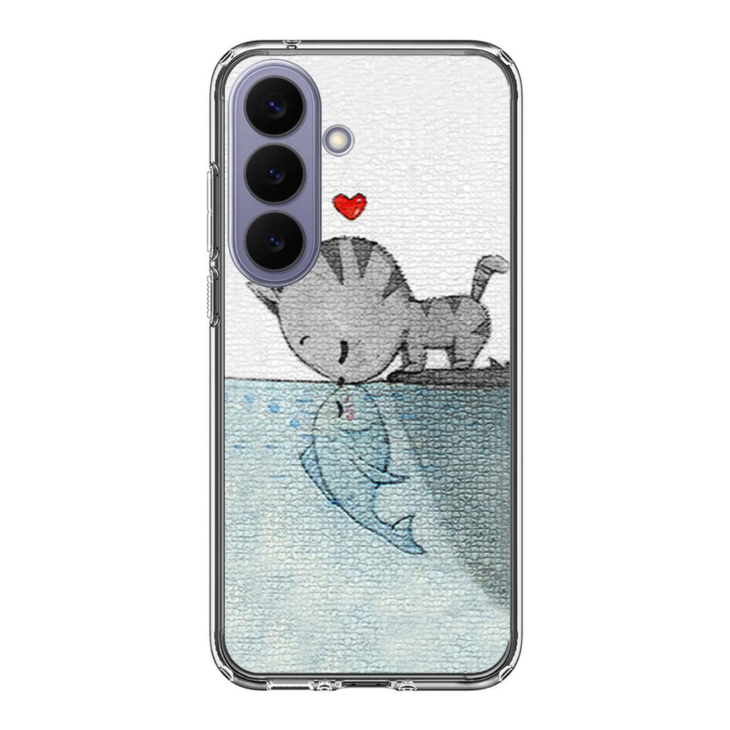 Cat Fish Kisses Samsung Galaxy S26 / S26 Plus Case