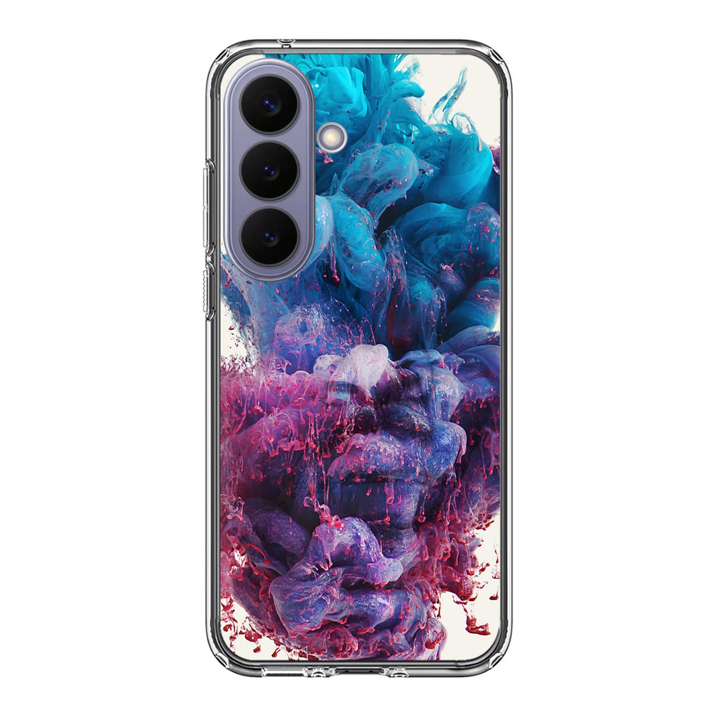 Colorful Dust Art on White Samsung Galaxy S26 / S26 Plus Case