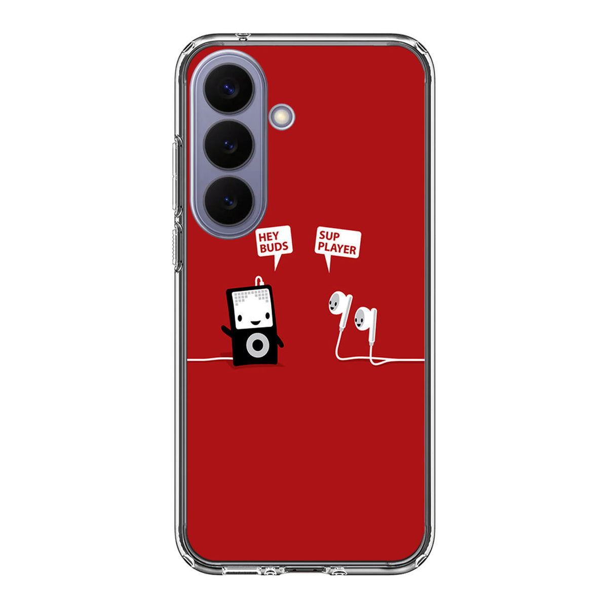 Funny Music Headphones Player Buds Samsung Galaxy S26 FE Case