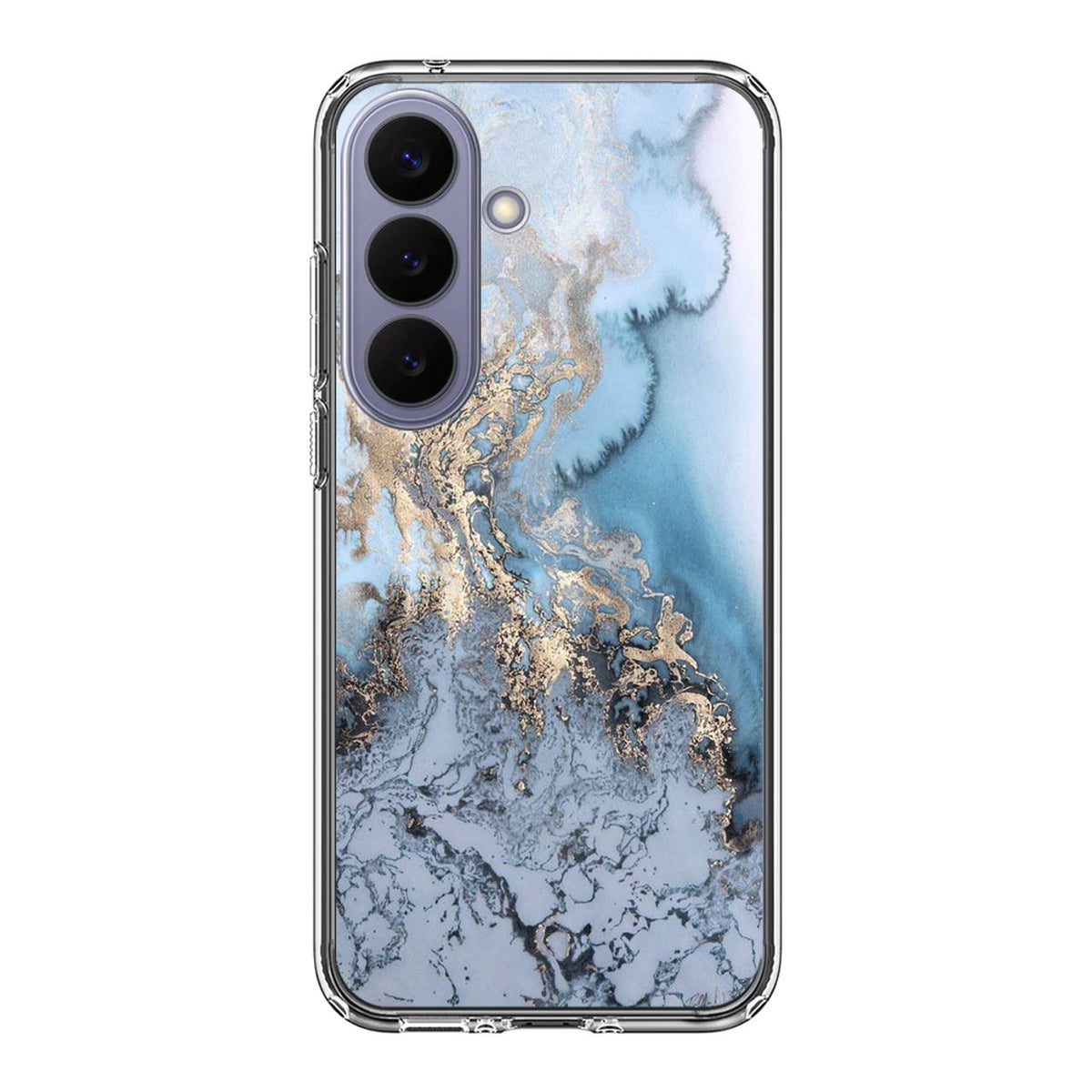 Golden Azure Marble Samsung Galaxy S26 FE Case