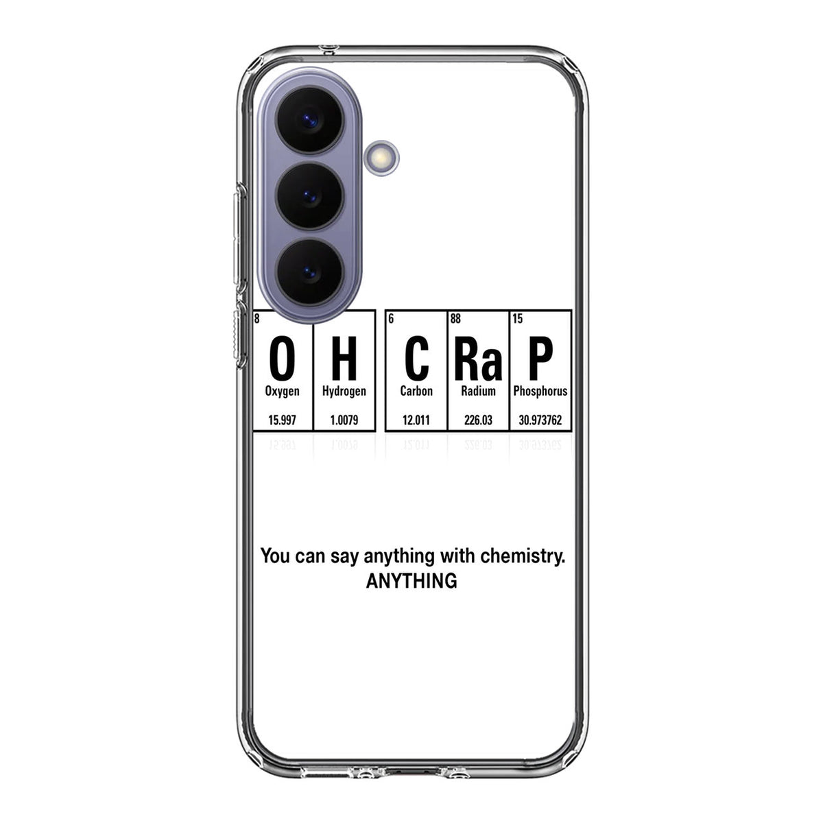 Humor Funny with Chemistry Samsung Galaxy S26 FE Case