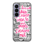 John Green Quotes I'm in Love With Cities Samsung Galaxy S26 / S26 Plus Case