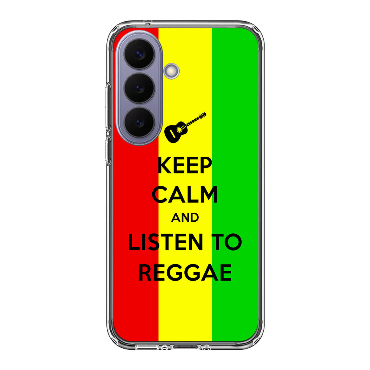 Keep Calm and Listen to Reggae Samsung Galaxy S26 FE Case