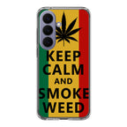 Keep Calm And Smoke Weed Samsung Galaxy S26 / S26 Plus Case