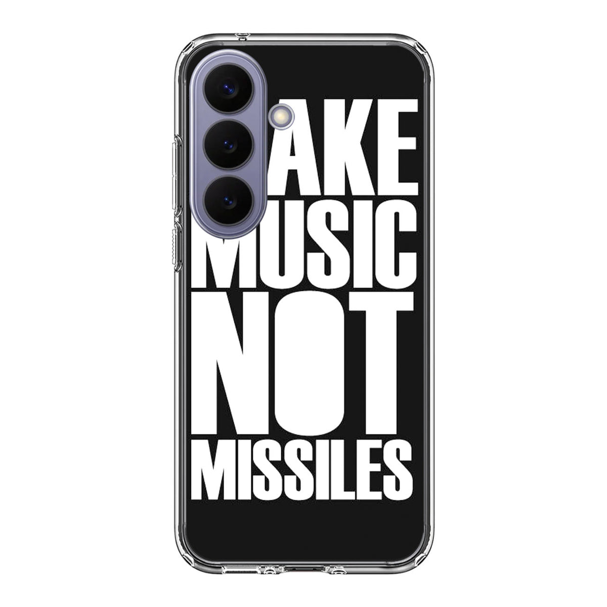Make Music Not Missiles Samsung Galaxy S26 FE Case