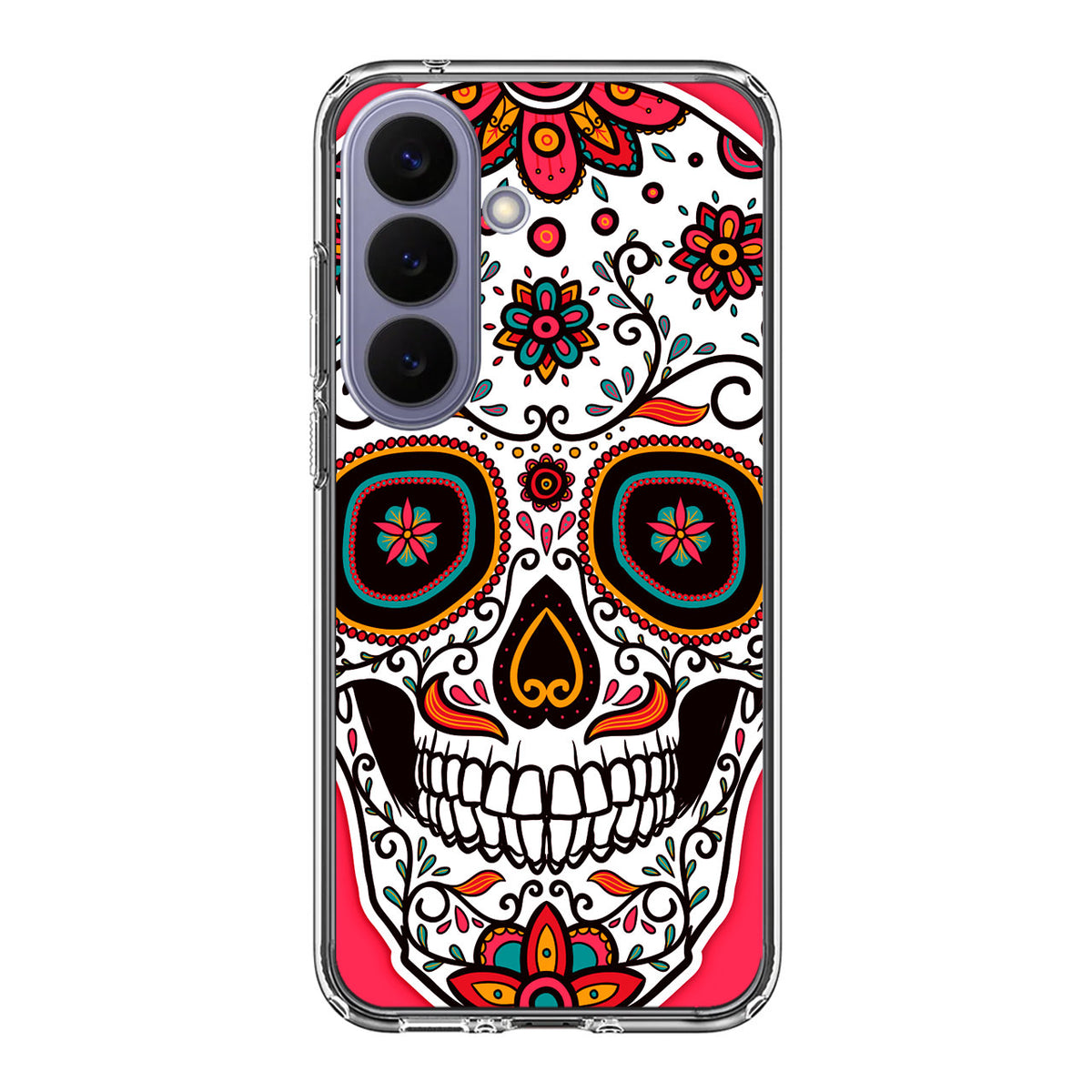 Pink Sugar Skull Samsung Galaxy S26 FE Case