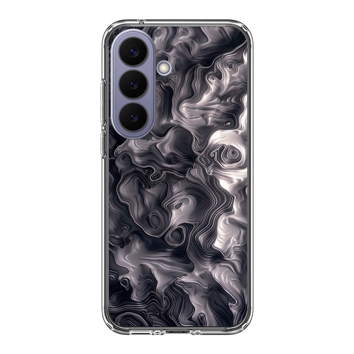 Quicksilver Abstract Art Samsung Galaxy S26 FE Case