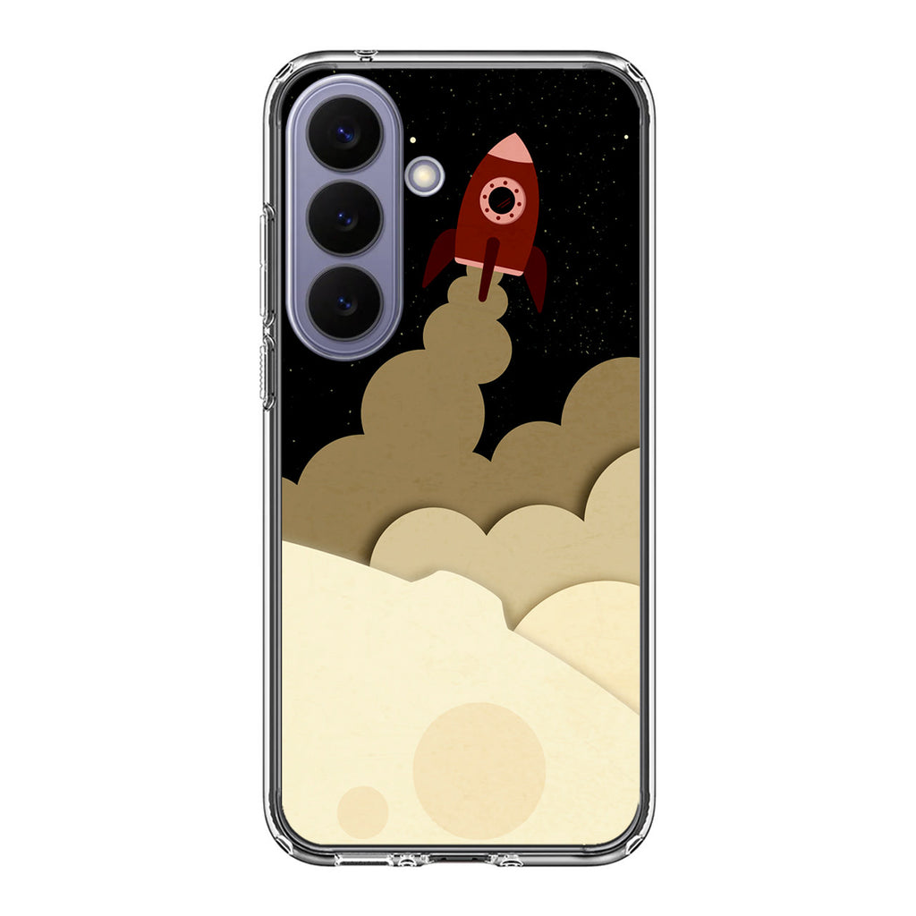 Rocket Ship Samsung Galaxy S26 FE Case