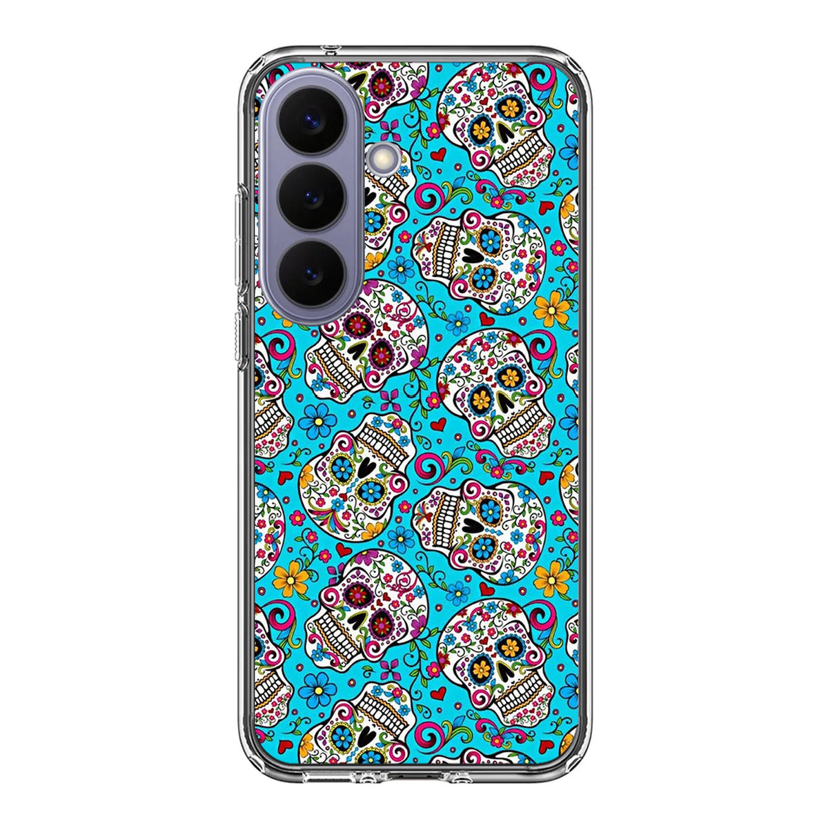 Skull Floral Sugar Samsung Galaxy S26 FE Case