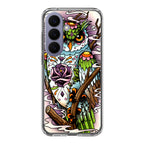 Sugar Skull Owl Tattoo Samsung Galaxy S26 / S26 Plus Case