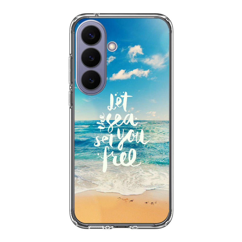 The Sea Set You Free Samsung Galaxy S26 / S26 Plus Case