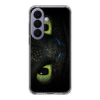 Toothless Dragon Eyes Close Up Samsung Galaxy S26 / S26 Plus Case