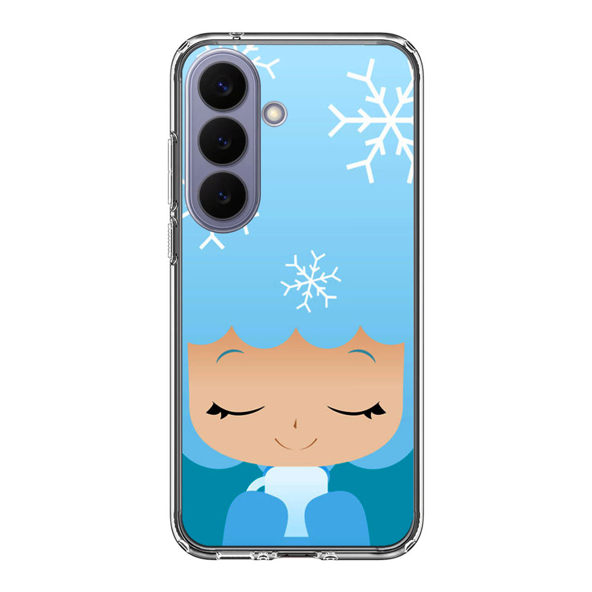 Winter Afro Girl Samsung Galaxy S26 FE Case