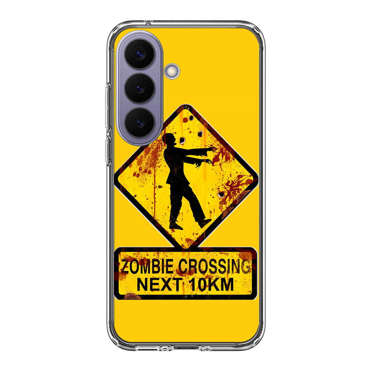 Zombie Crossing Sign Samsung Galaxy S26 FE Case