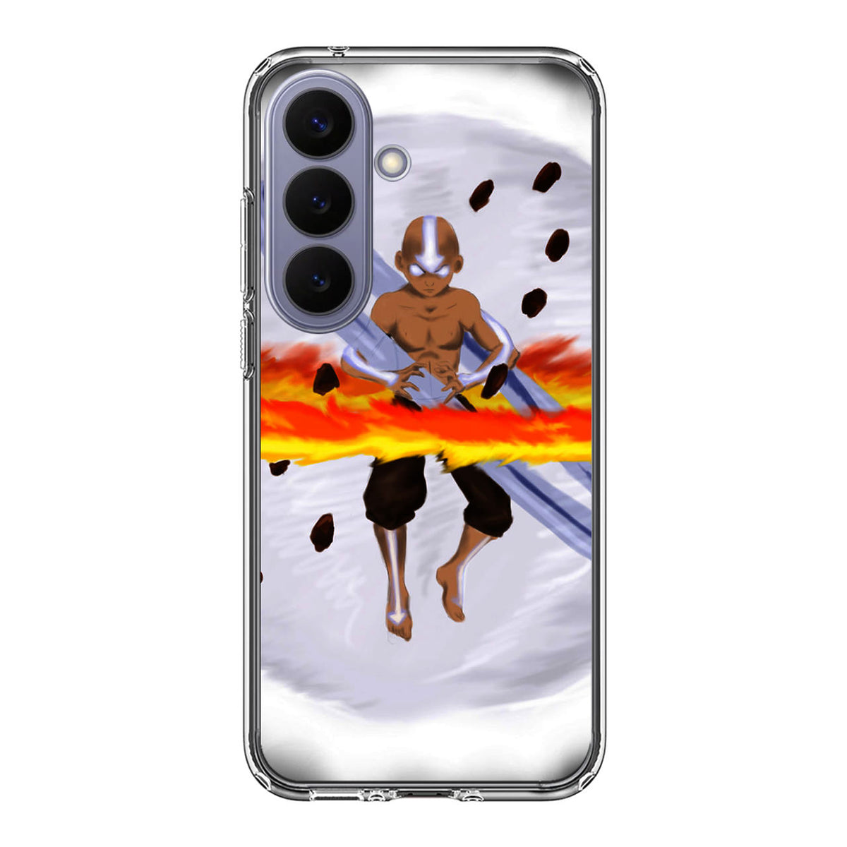 Avatar Aang Controls Four Elements Samsung Galaxy S26 FE Case